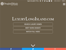 Tablet Screenshot of luxurylongisland.com